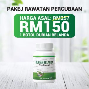 PAKEJ PERCUBAAN - 1 DURIAN BELANDA PLUS KAPSUL